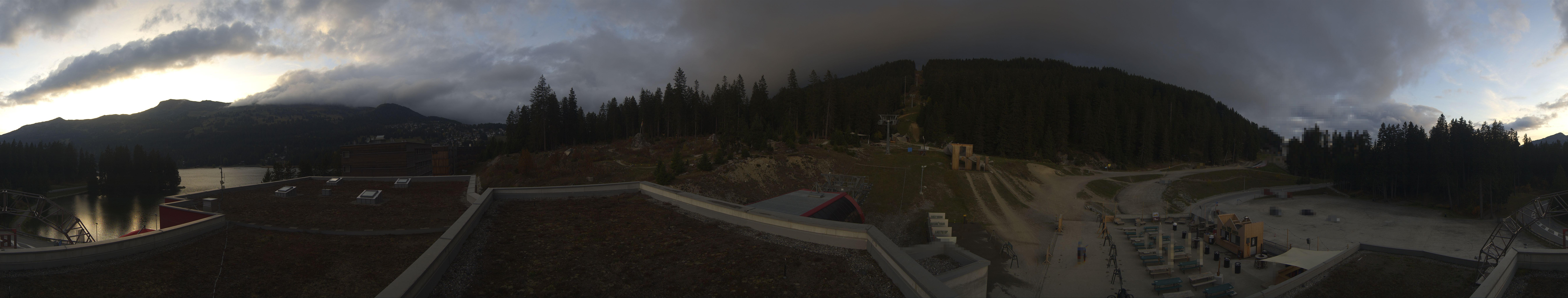 Archived image Webcam Base Station Rothorn Gondola Lenzerheide