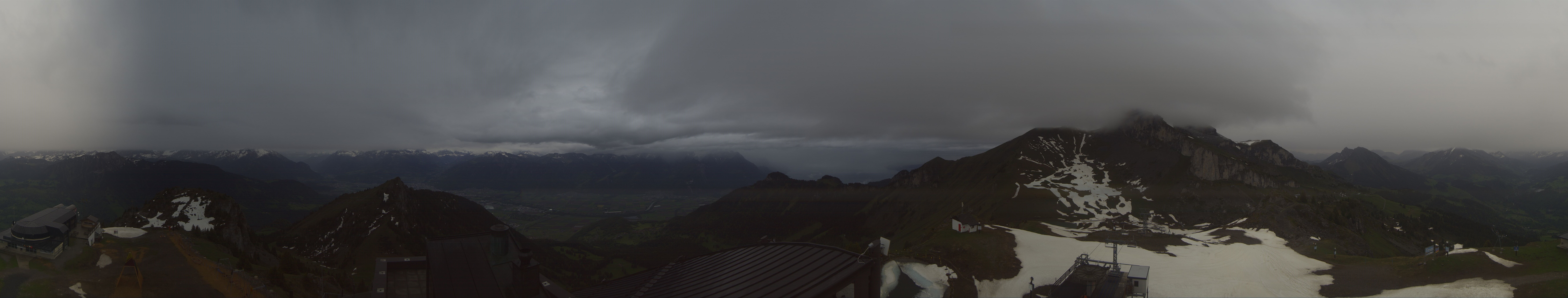 Archiv Foto Webcam Leysin Bergstation Berneuse Gondelbahn