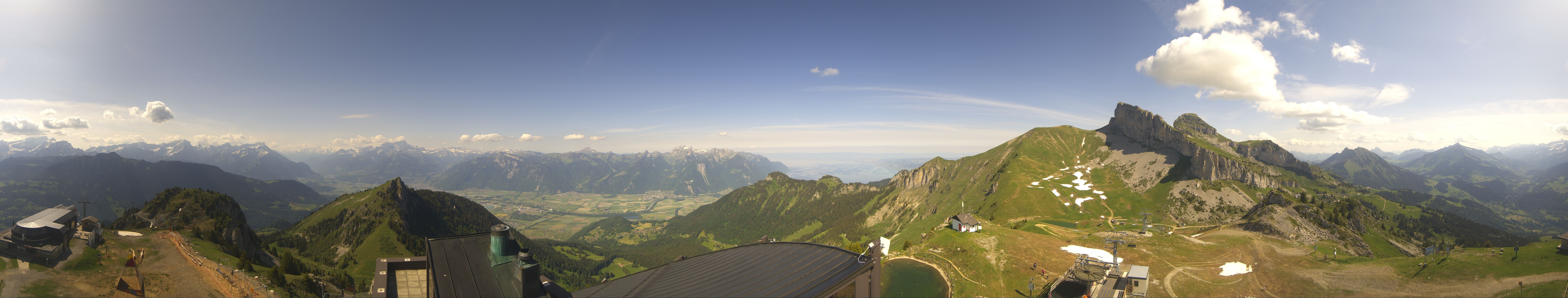 Archiv Foto Webcam Leysin Bergstation Berneuse Gondelbahn