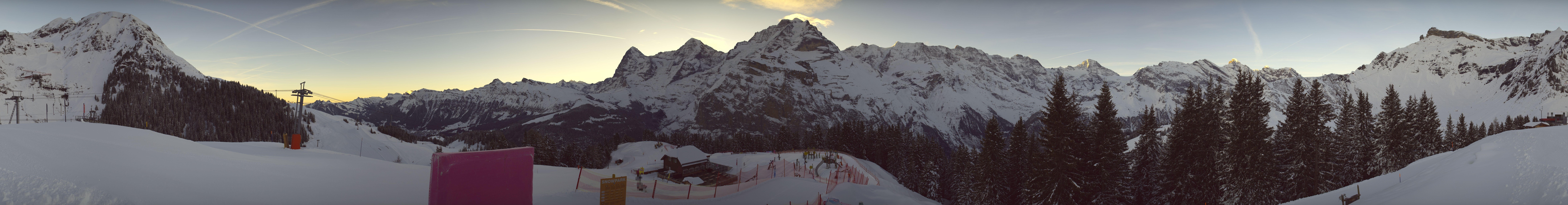 Archiv Foto Webcam Panoramacam Schilthorn Allmendhubel