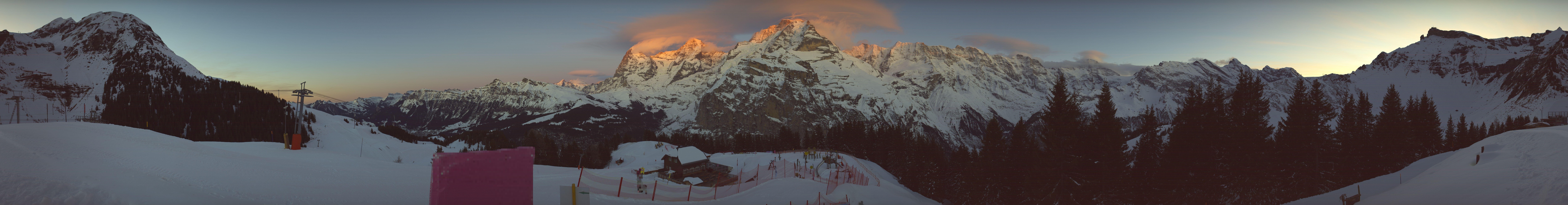 Archiv Foto Webcam Panoramacam Schilthorn Allmendhubel