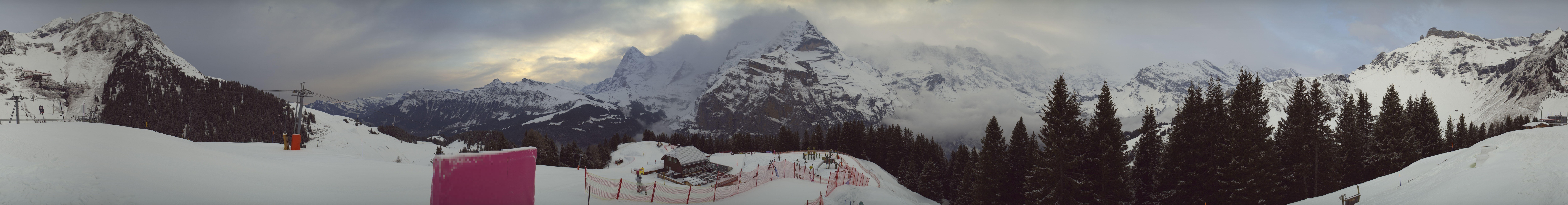 Archived image Webcam Schilthorn Allmendhubel Roundshot