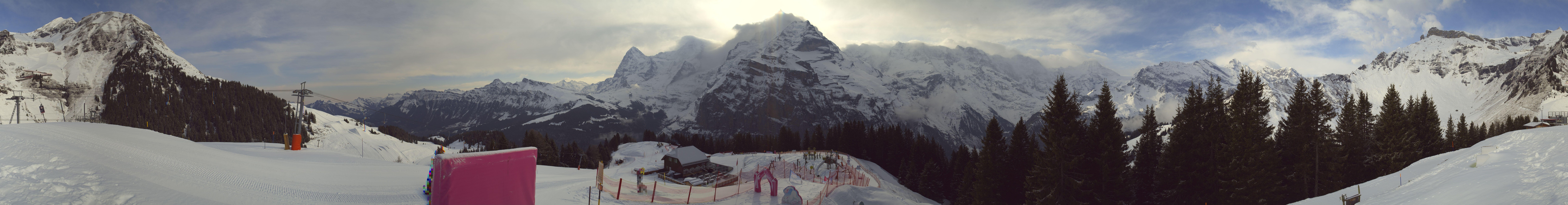 Archived image Webcam Schilthorn Allmendhubel Roundshot