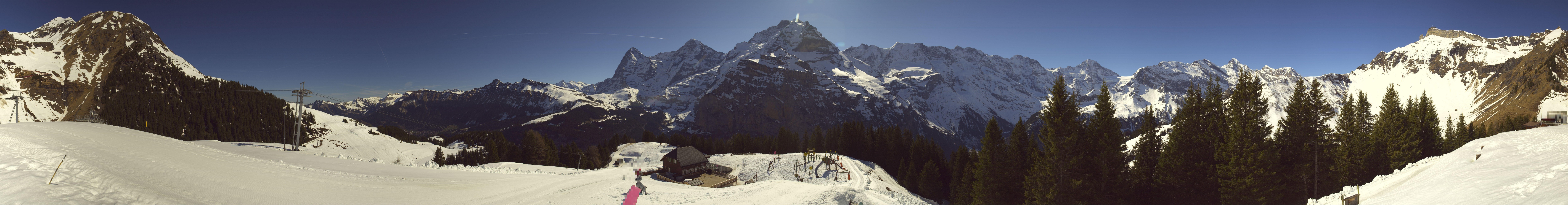 Archived image Webcam Schilthorn Allmendhubel Roundshot