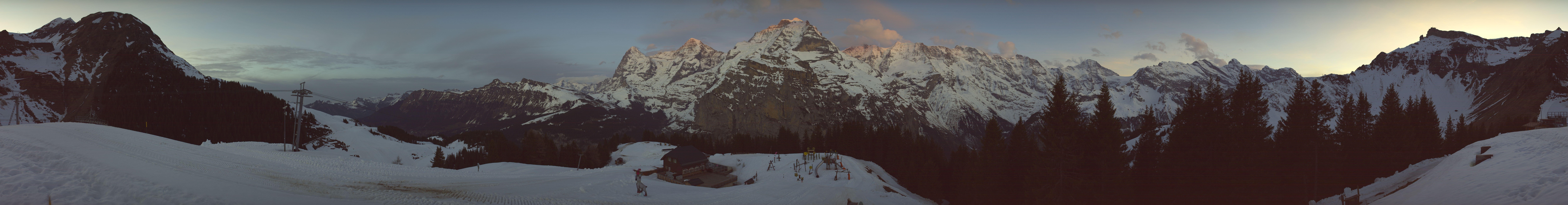 Archived image Webcam Schilthorn Allmendhubel Roundshot