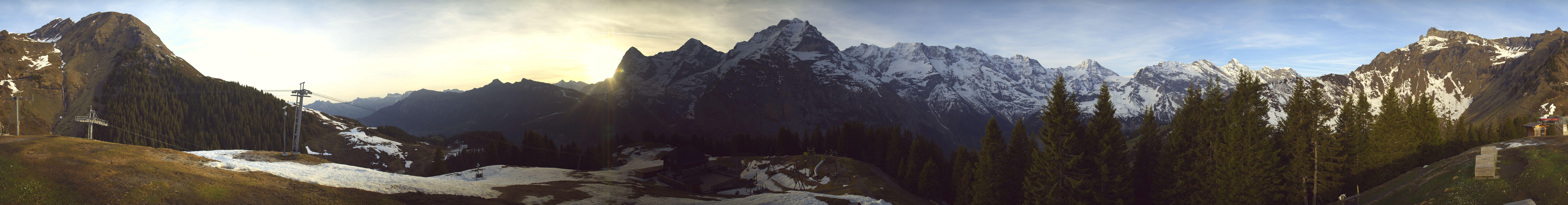 Archiv Foto Webcam Panoramacam Schilthorn Allmendhubel