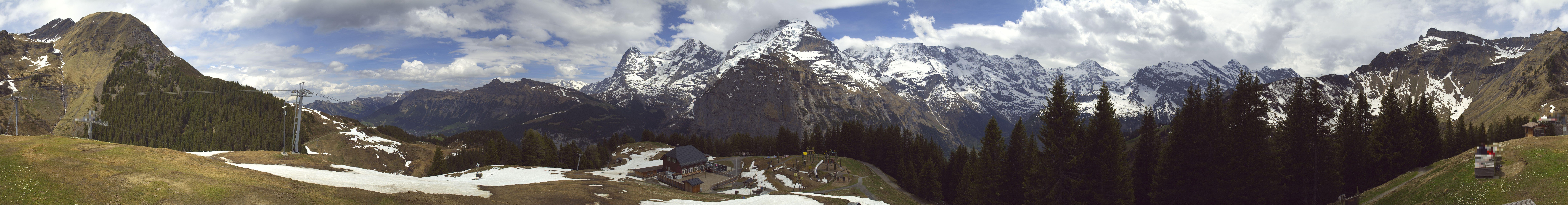 Archived image Webcam Schilthorn Allmendhubel Roundshot