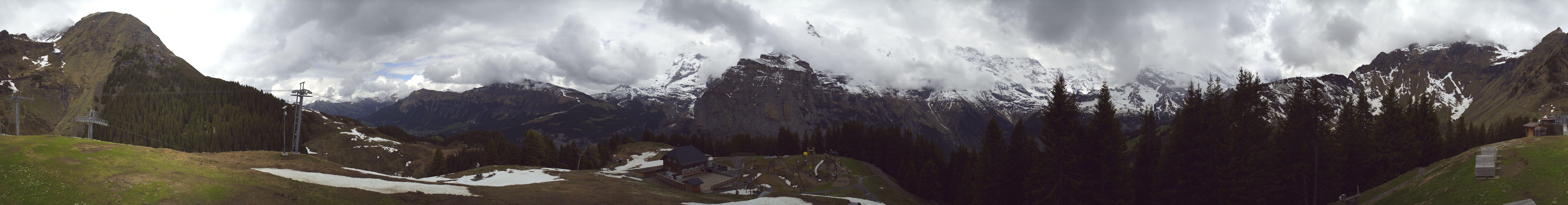 Archiv Foto Webcam Panoramacam Schilthorn Allmendhubel
