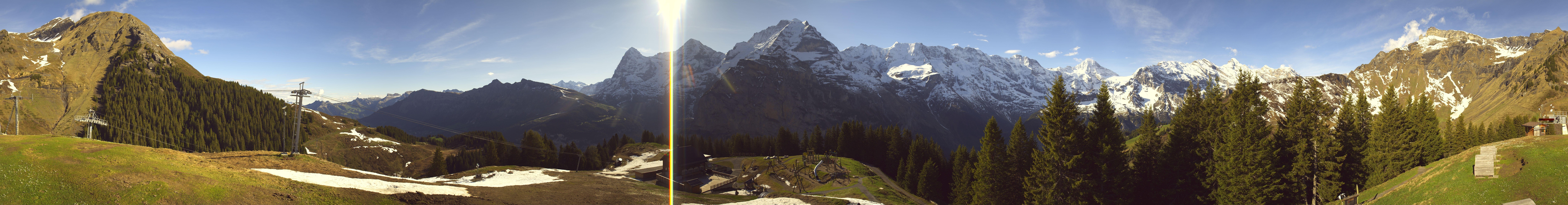Archived image Webcam Schilthorn Allmendhubel Roundshot