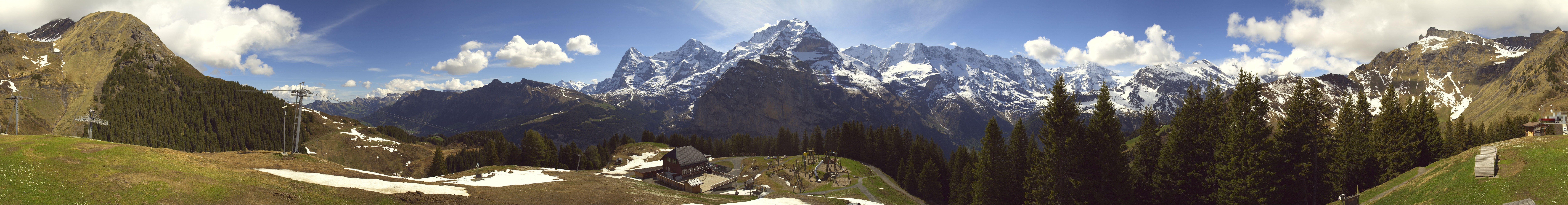 Archived image Webcam Schilthorn Allmendhubel Roundshot