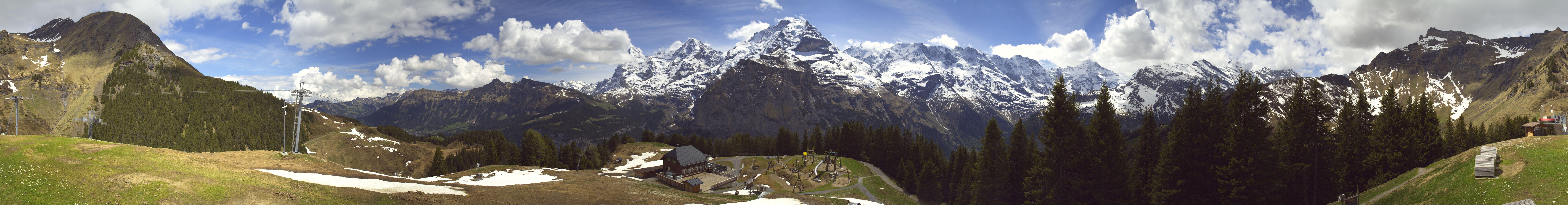 Archived image Webcam Schilthorn Allmendhubel Roundshot