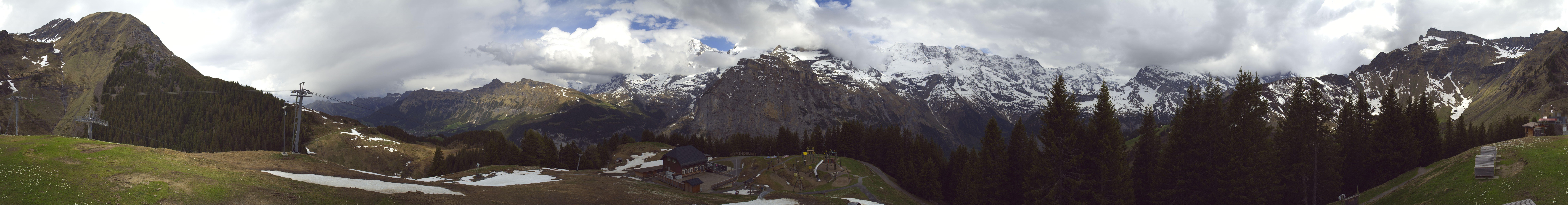 Archived image Webcam Schilthorn Allmendhubel Roundshot