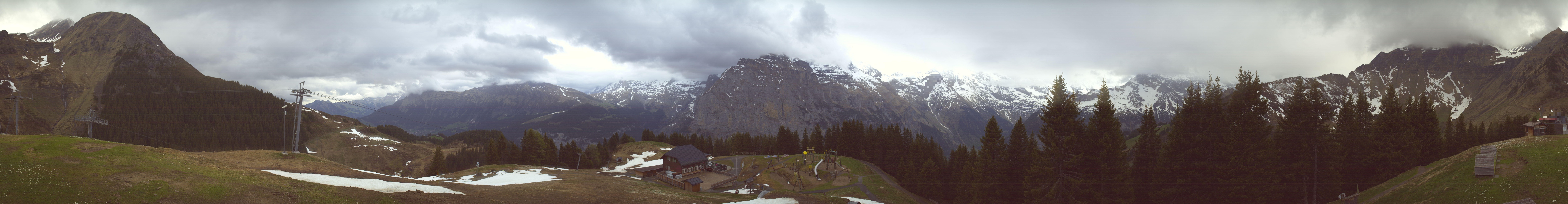 Archived image Webcam Schilthorn Allmendhubel Roundshot