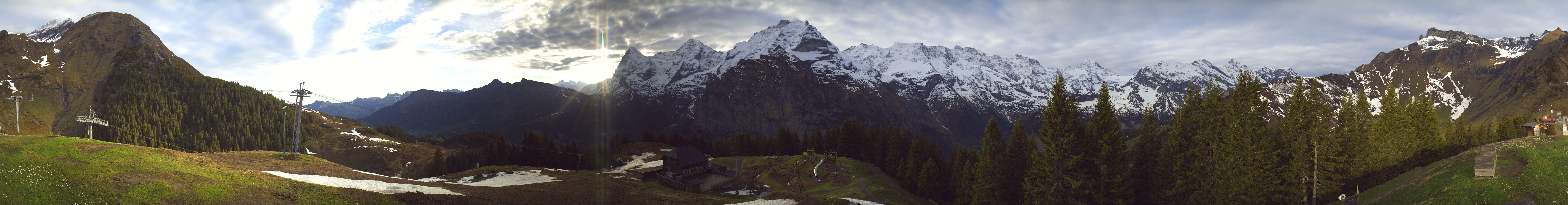 Archived image Webcam Schilthorn Allmendhubel Roundshot