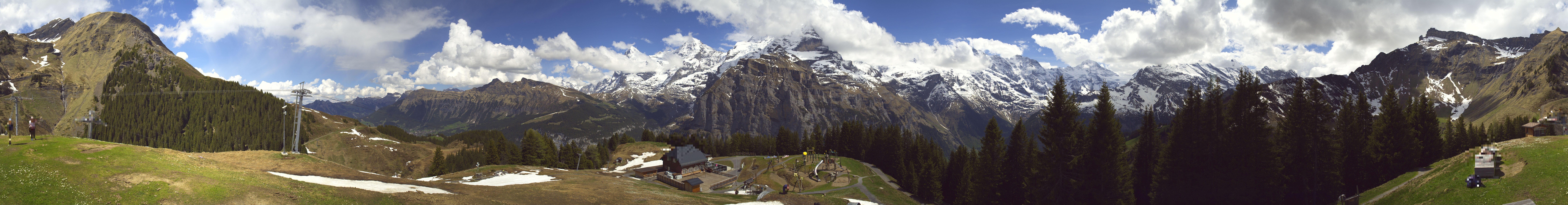 Archiv Foto Webcam Panoramacam Schilthorn Allmendhubel