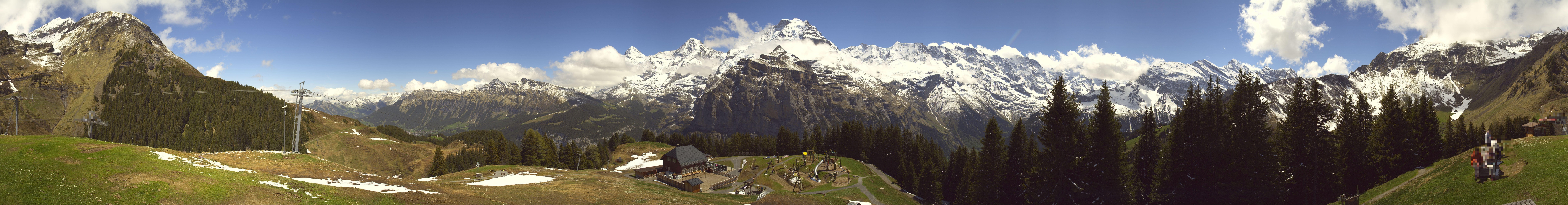 Archiv Foto Webcam Panoramacam Schilthorn Allmendhubel