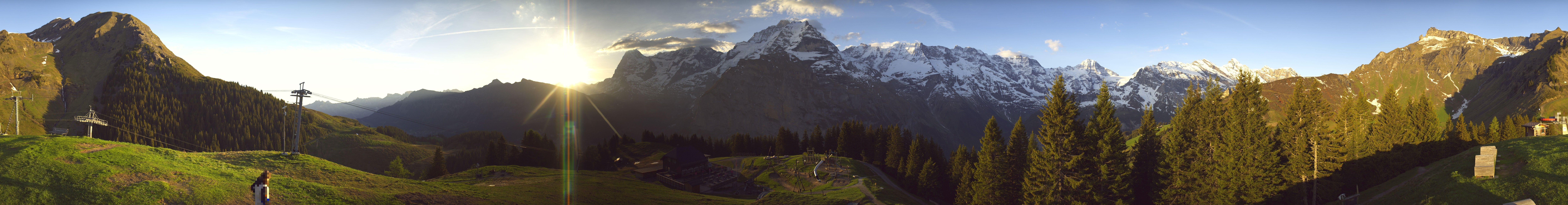 Archived image Webcam Schilthorn Allmendhubel Roundshot