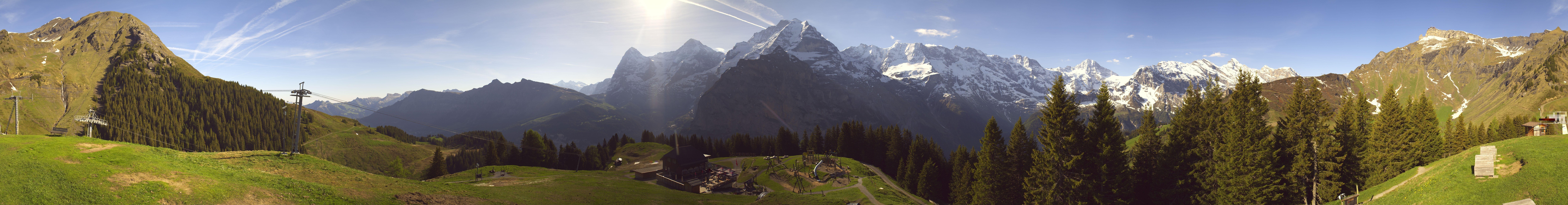 Archived image Webcam Schilthorn Allmendhubel Roundshot