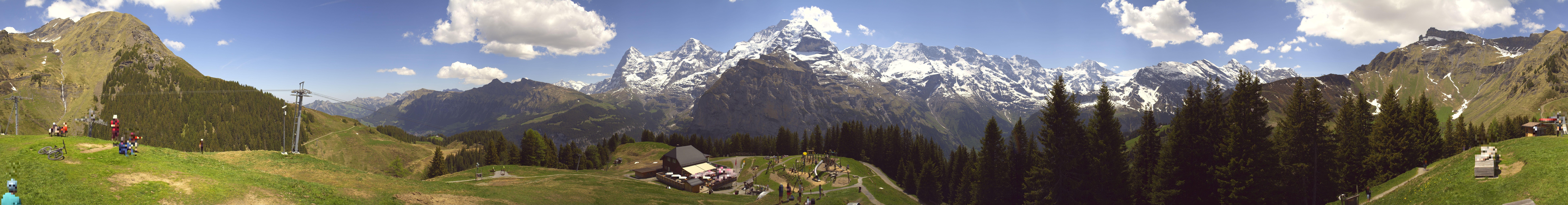 Archived image Webcam Schilthorn Allmendhubel Roundshot