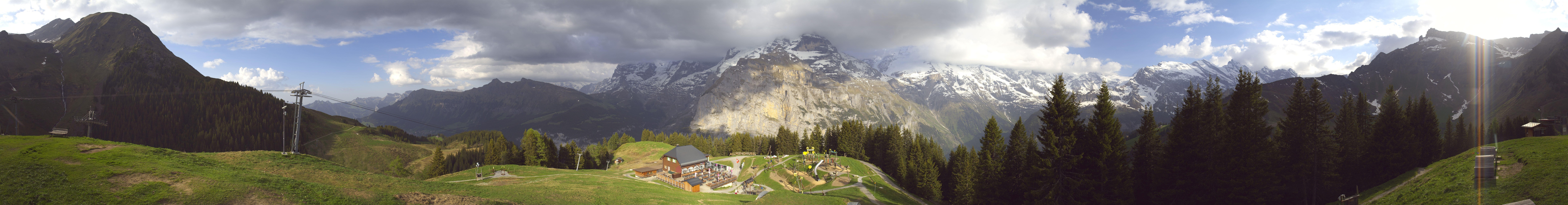 Archived image Webcam Schilthorn Allmendhubel Roundshot
