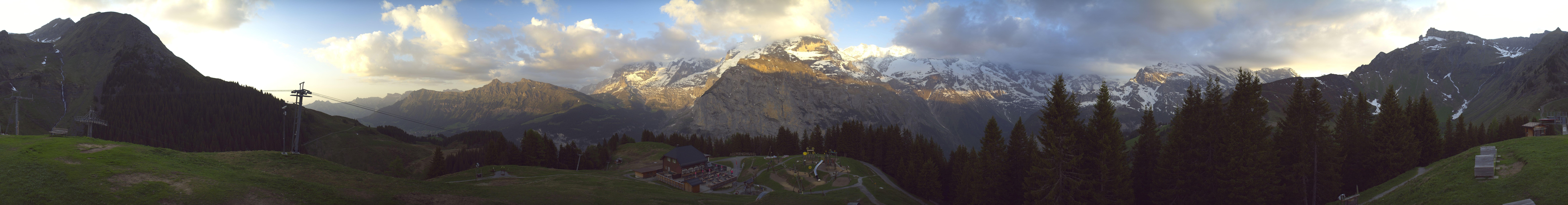 Archived image Webcam Schilthorn Allmendhubel Roundshot