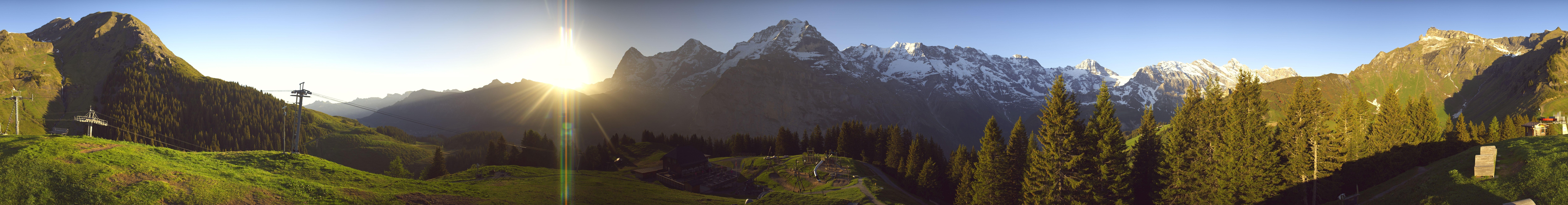 Archived image Webcam Schilthorn Allmendhubel Roundshot