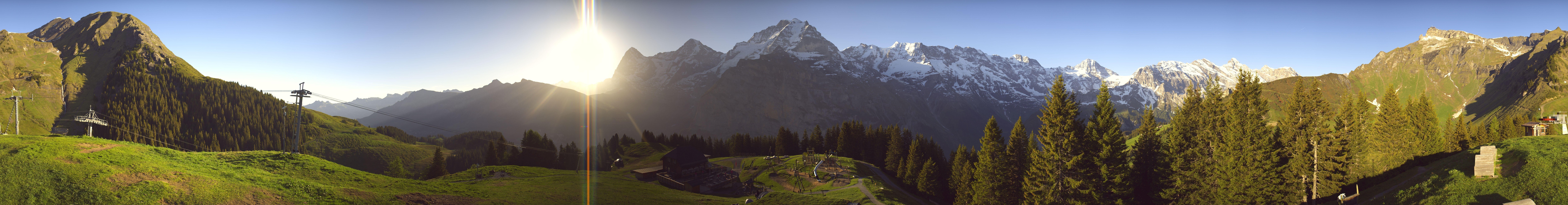 Archived image Webcam Schilthorn Allmendhubel Roundshot