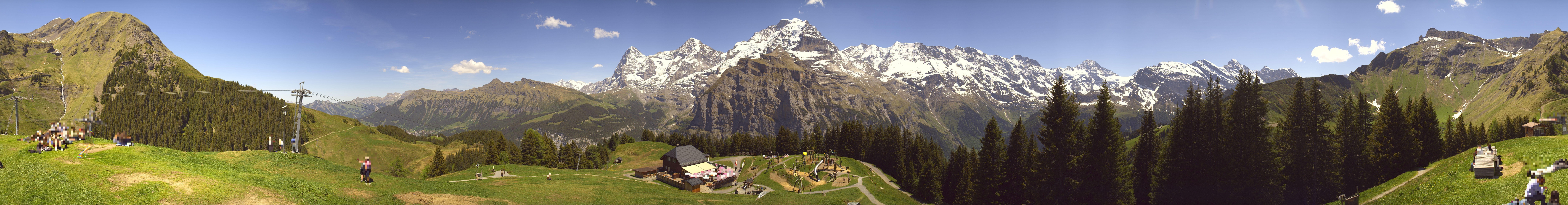 Archived image Webcam Schilthorn Allmendhubel Roundshot