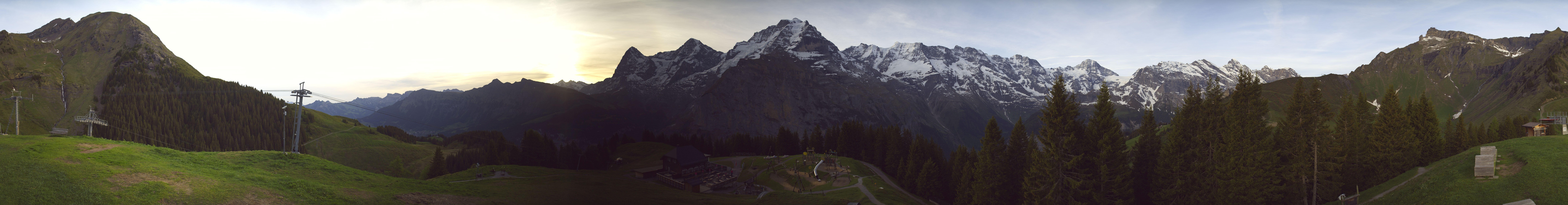Archiv Foto Webcam Panoramacam Schilthorn Allmendhubel