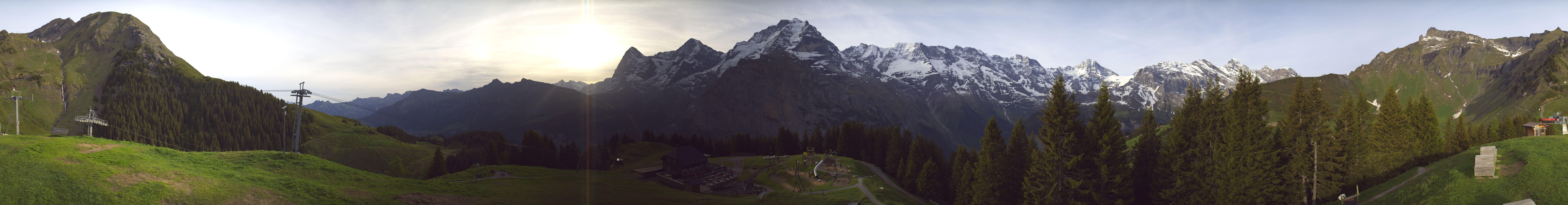 Archiv Foto Webcam Panoramacam Schilthorn Allmendhubel