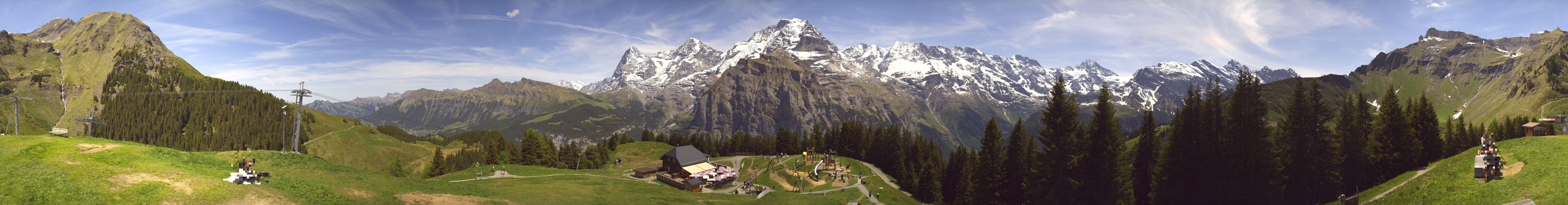 Archiv Foto Webcam Panoramacam Schilthorn Allmendhubel