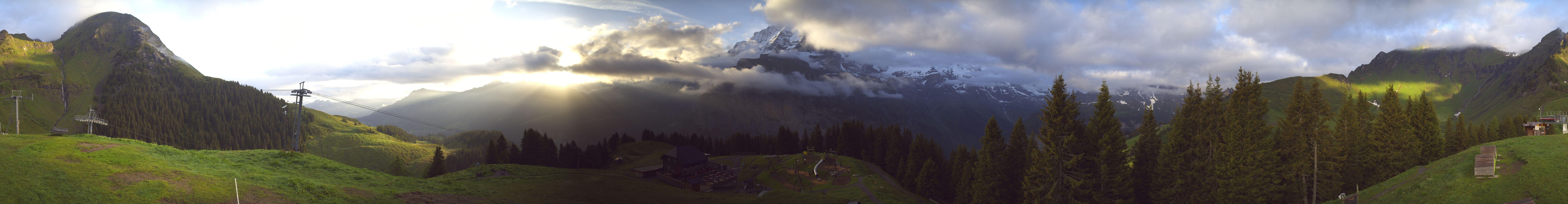 Archived image Webcam Schilthorn Allmendhubel Roundshot