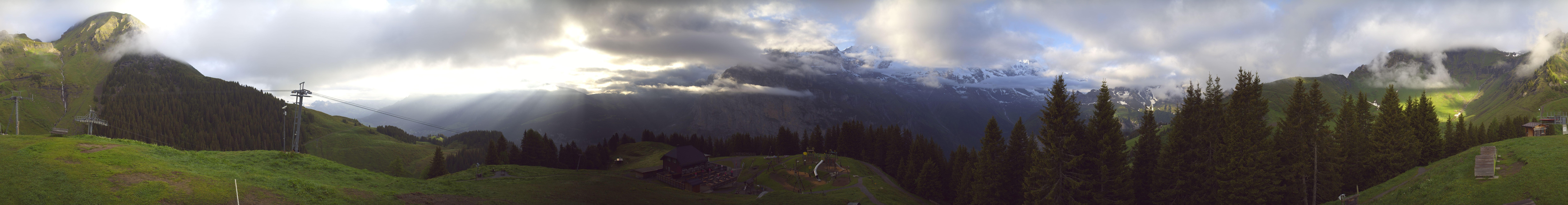 Archived image Webcam Schilthorn Allmendhubel Roundshot