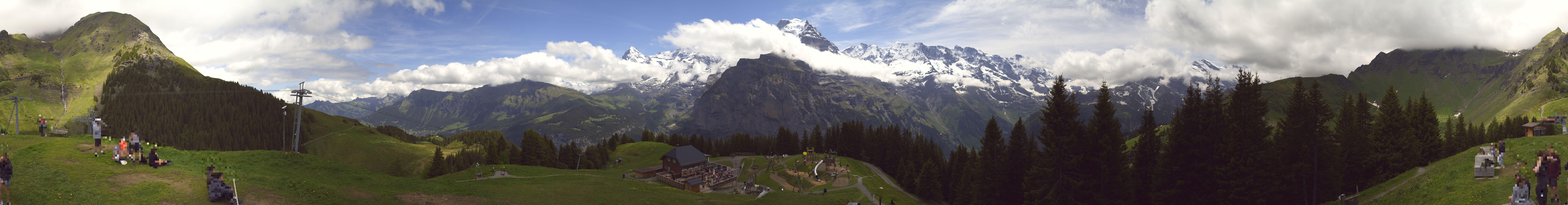 Archived image Webcam Schilthorn Allmendhubel Roundshot
