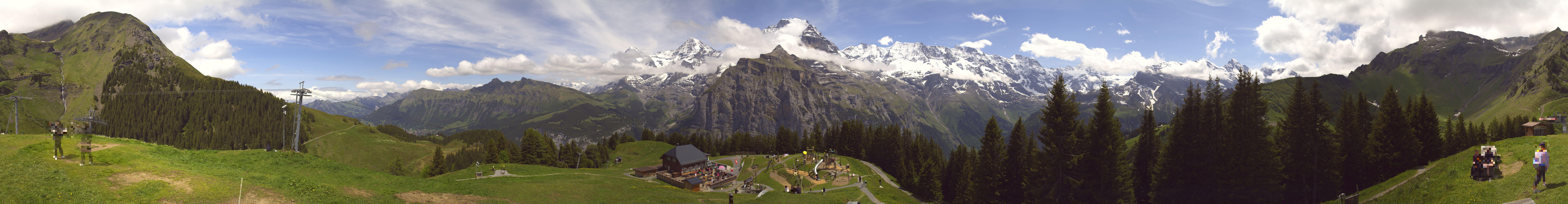 Archived image Webcam Schilthorn Allmendhubel Roundshot