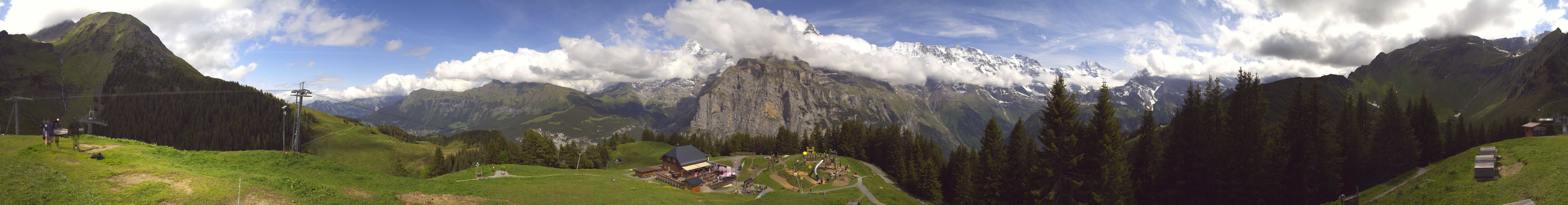 Archived image Webcam Schilthorn Allmendhubel Roundshot