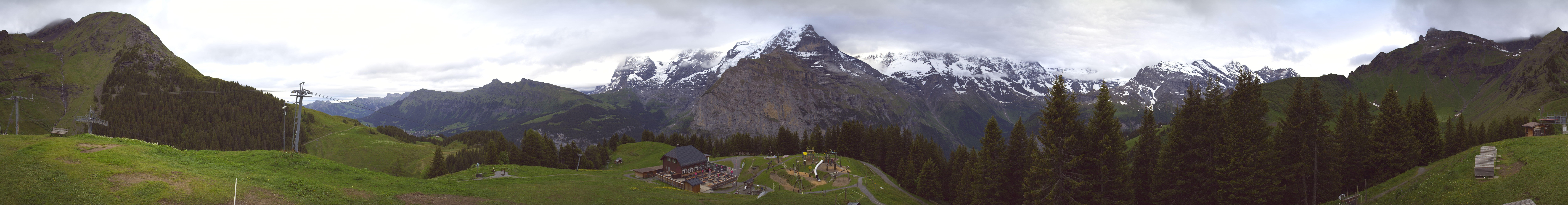 Archived image Webcam Schilthorn Allmendhubel Roundshot