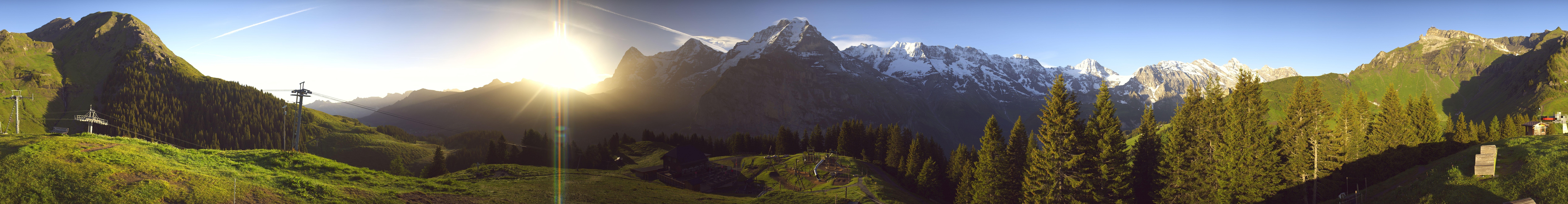 Archived image Webcam Schilthorn Allmendhubel Roundshot