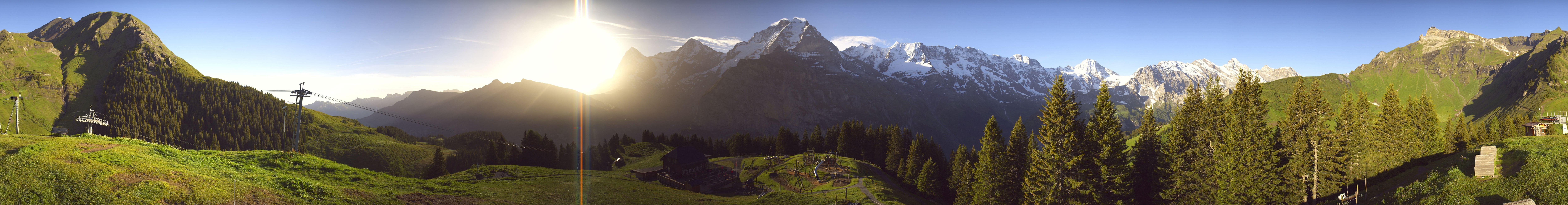 Archived image Webcam Schilthorn Allmendhubel Roundshot