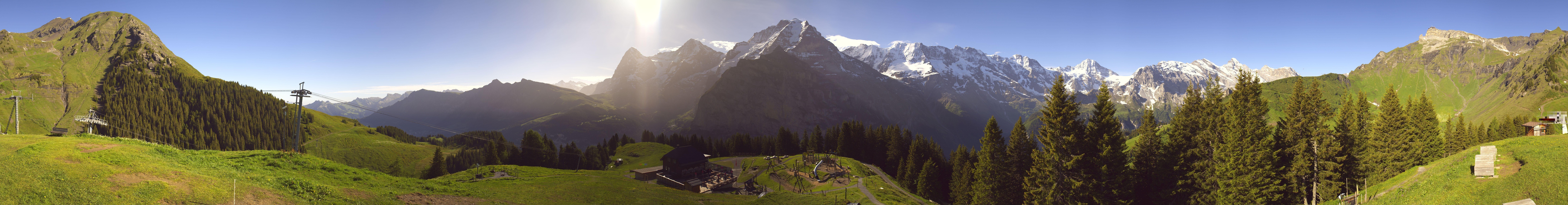 Archived image Webcam Schilthorn Allmendhubel Roundshot
