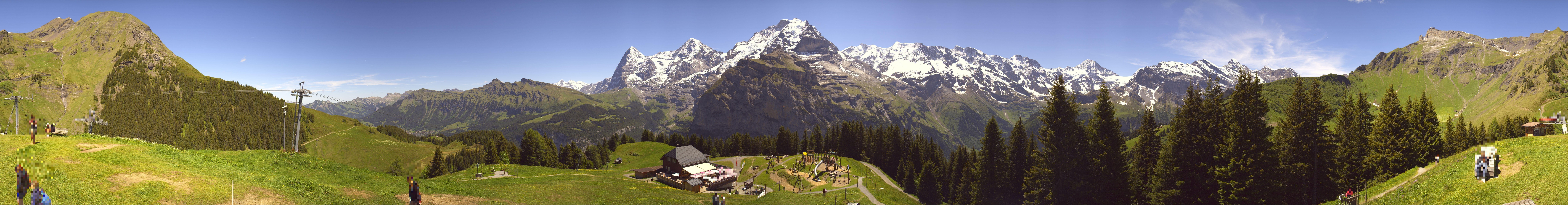 Archived image Webcam Schilthorn Allmendhubel Roundshot