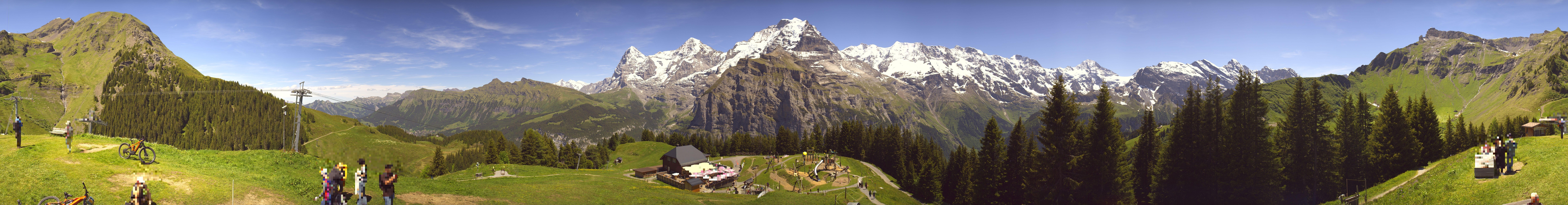 Archived image Webcam Schilthorn Allmendhubel Roundshot