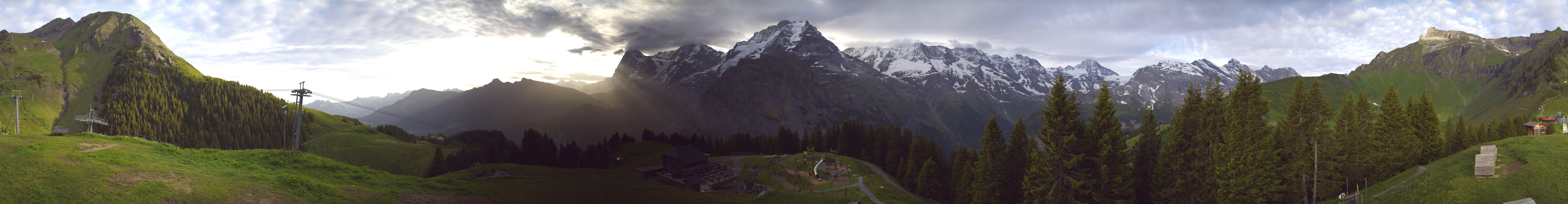 Archiv Foto Webcam Panoramacam Schilthorn Allmendhubel
