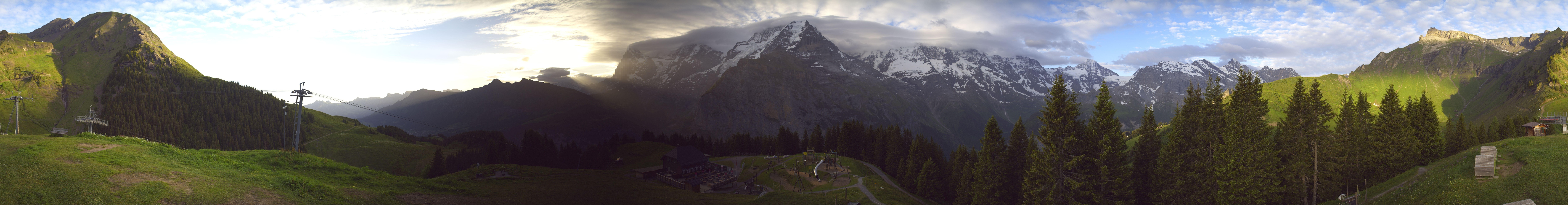 Archived image Webcam Schilthorn Allmendhubel Roundshot