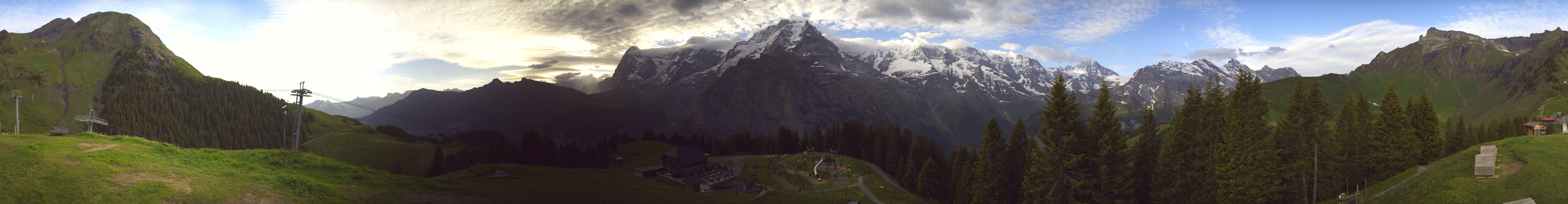 Archived image Webcam Schilthorn Allmendhubel Roundshot