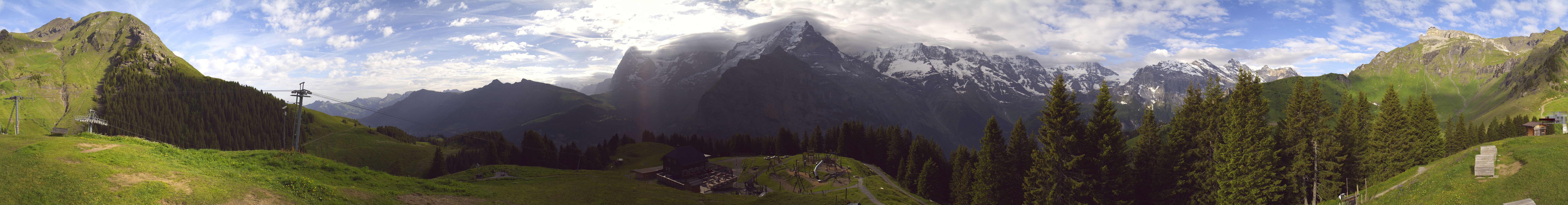 Archived image Webcam Schilthorn Allmendhubel Roundshot