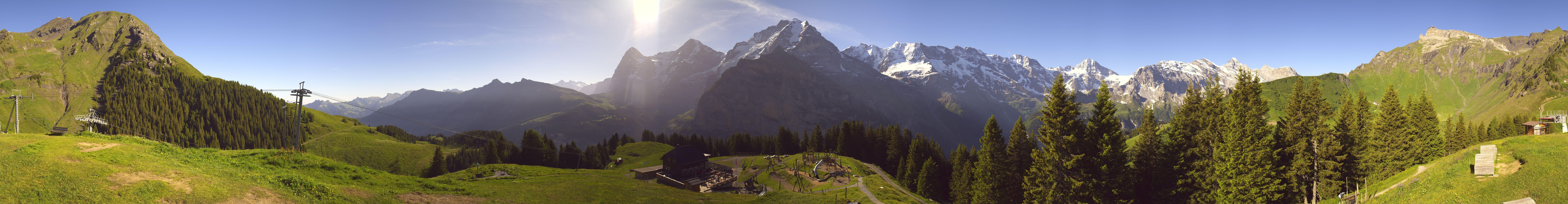 Archived image Webcam Schilthorn Allmendhubel Roundshot