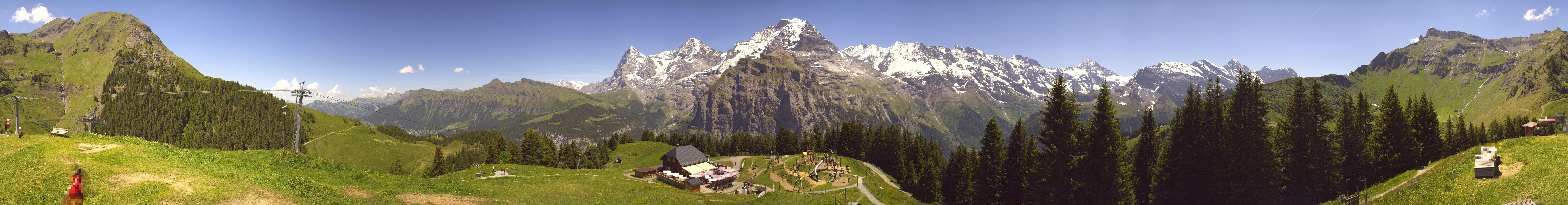 Archived image Webcam Schilthorn Allmendhubel Roundshot