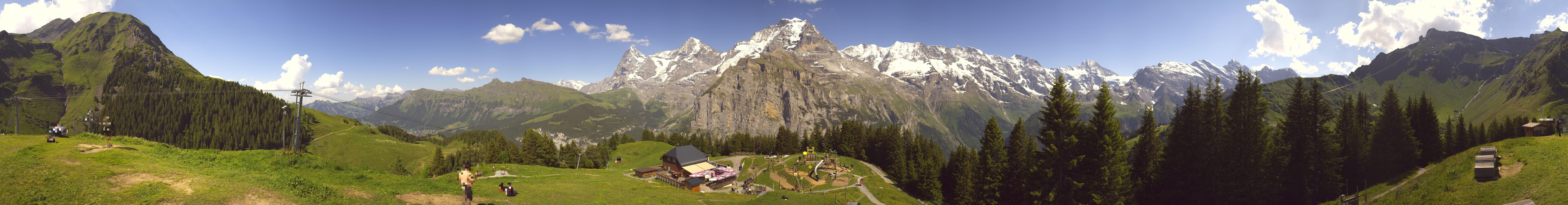 Archived image Webcam Schilthorn Allmendhubel Roundshot