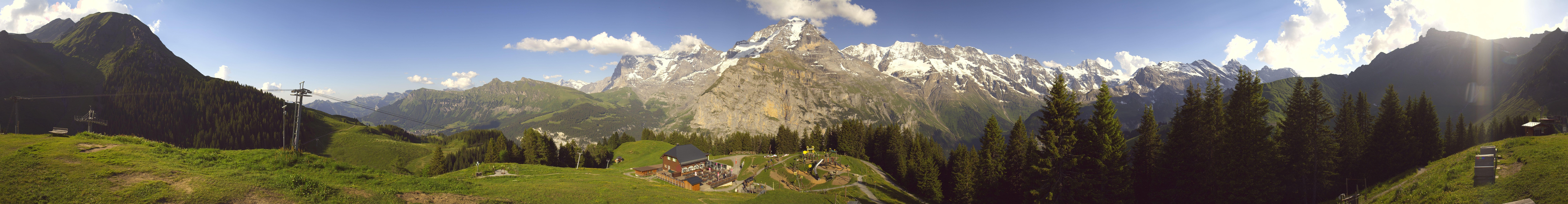 Archived image Webcam Schilthorn Allmendhubel Roundshot